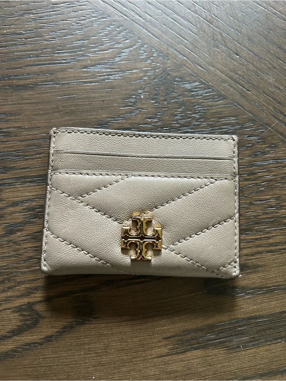Tory Burch compact quilted